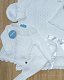 Conjunto polainas hilo bolero calado y encaje